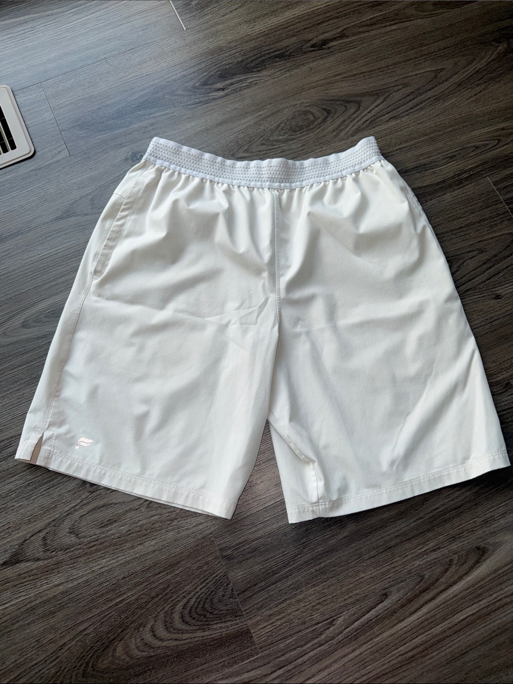 Men's White Athletic Shorts - Lightweight Performance